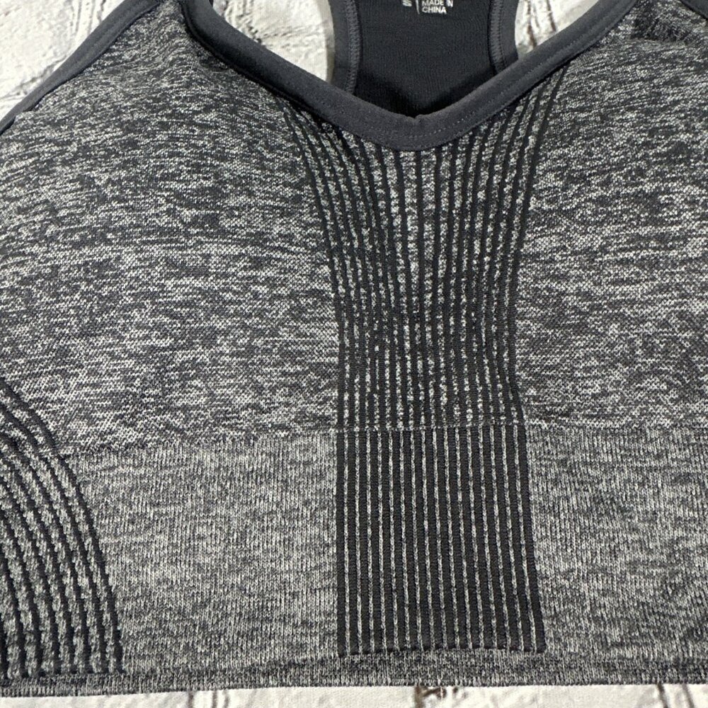 BCG Women’s Low Support Molded Cup Sports Bra size Small Grey Gray Removable Pad - Picture 4 of 14